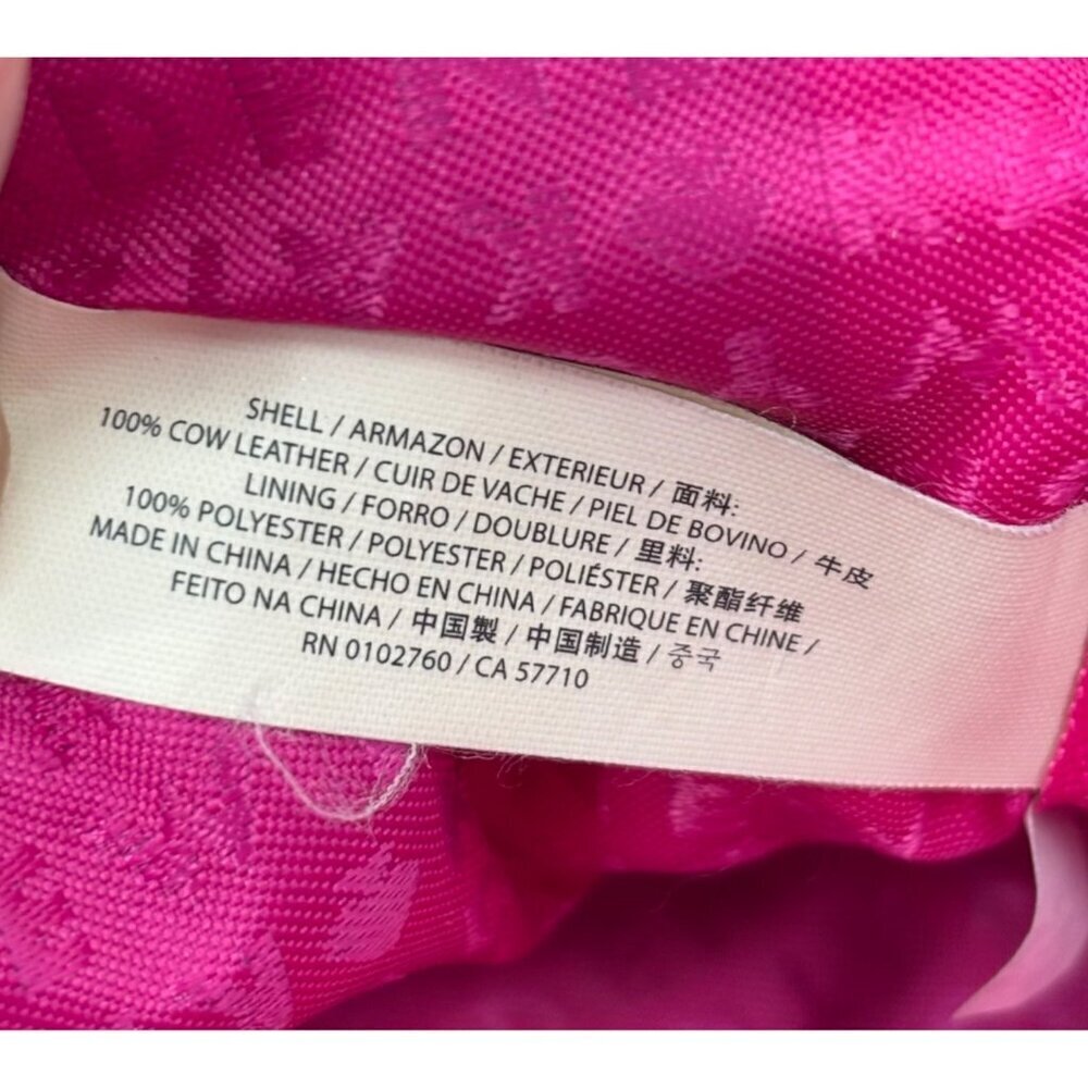 Kate Spade Mindy Crossbody Bag Pink Pebbled Leather Handbag Adjustable Strap - Picture 16 of 16